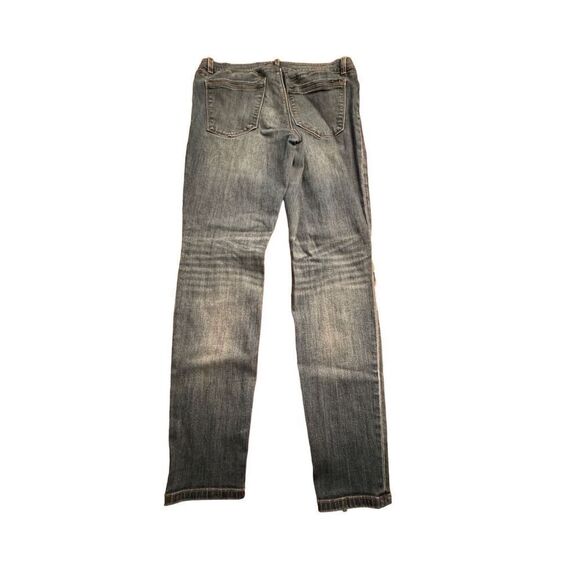 White House black market Distressed Skimmer Jeans 12 - Picture 3 of 5
